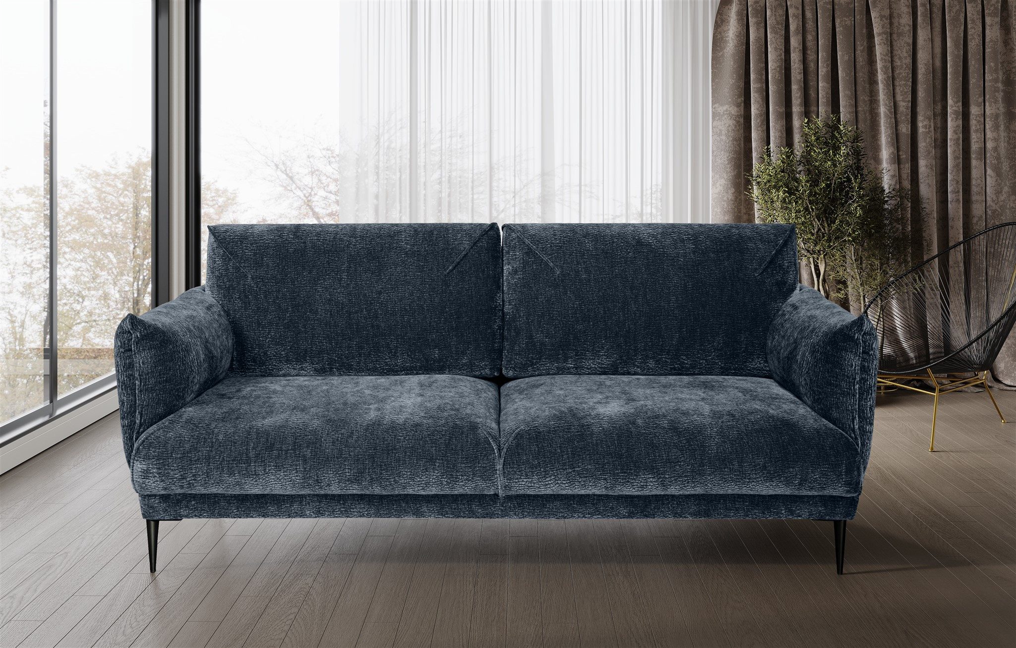 Fun Möbel 3-Sitzer Sofa Designersofa MADISON günstig online kaufen