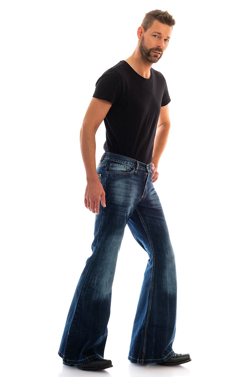 Comycom Schlagjeans Herren Jeans STAR BURN