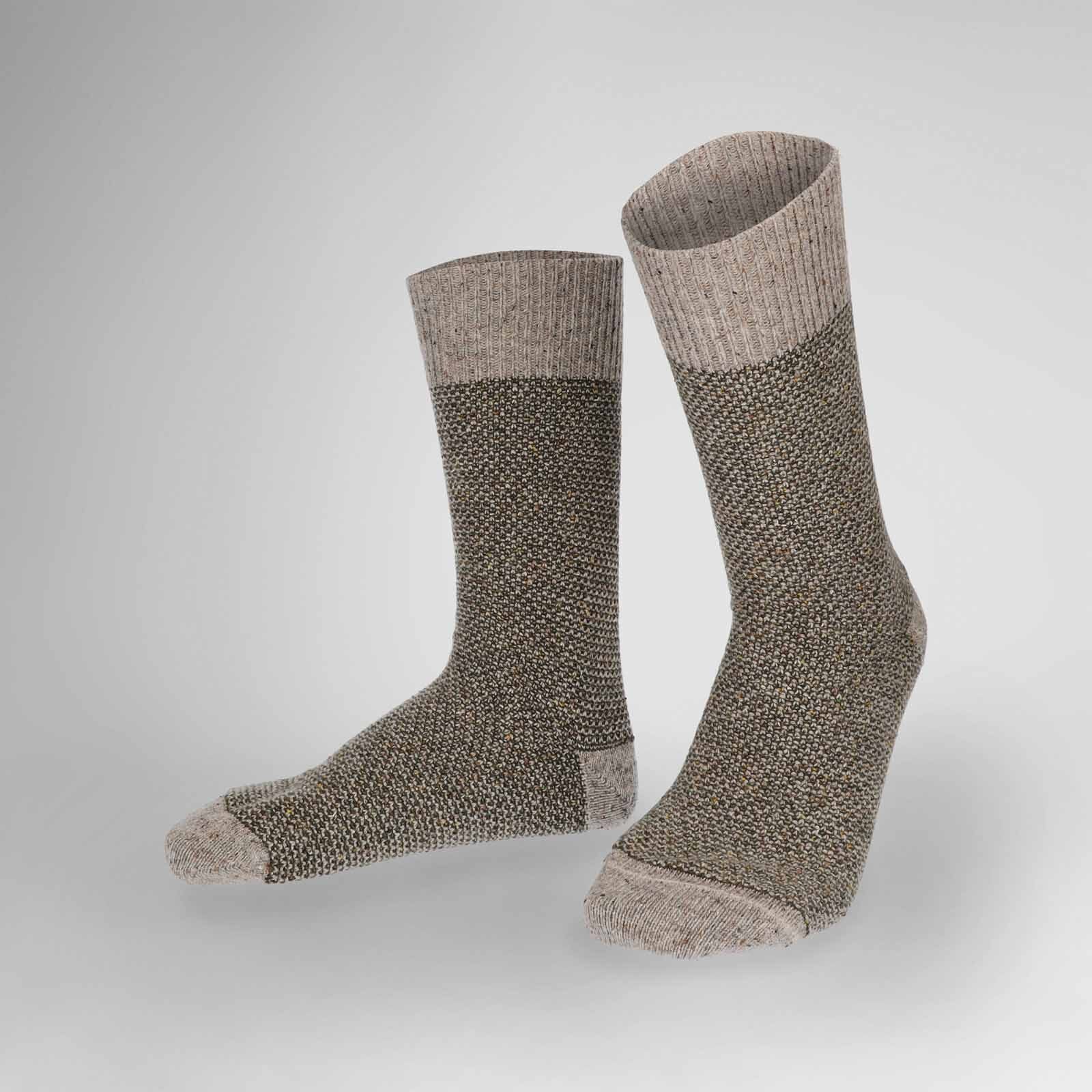 Hudson Basicsocken Tweet (1-Paar) Носки mit Struktur und Effektgarn