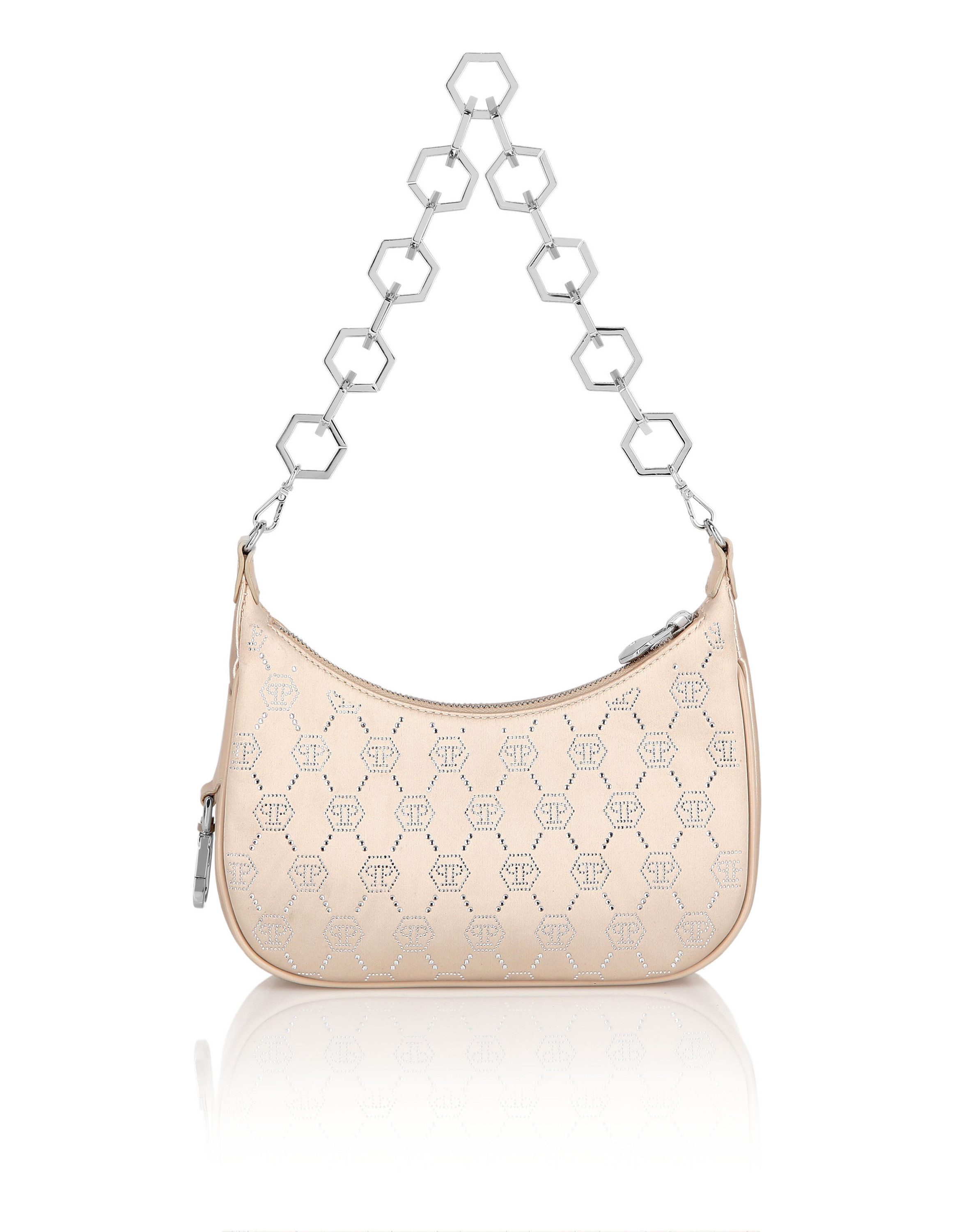 PHILIPP PLEIN Schultertasche Monogram Mit Schmucksteinen