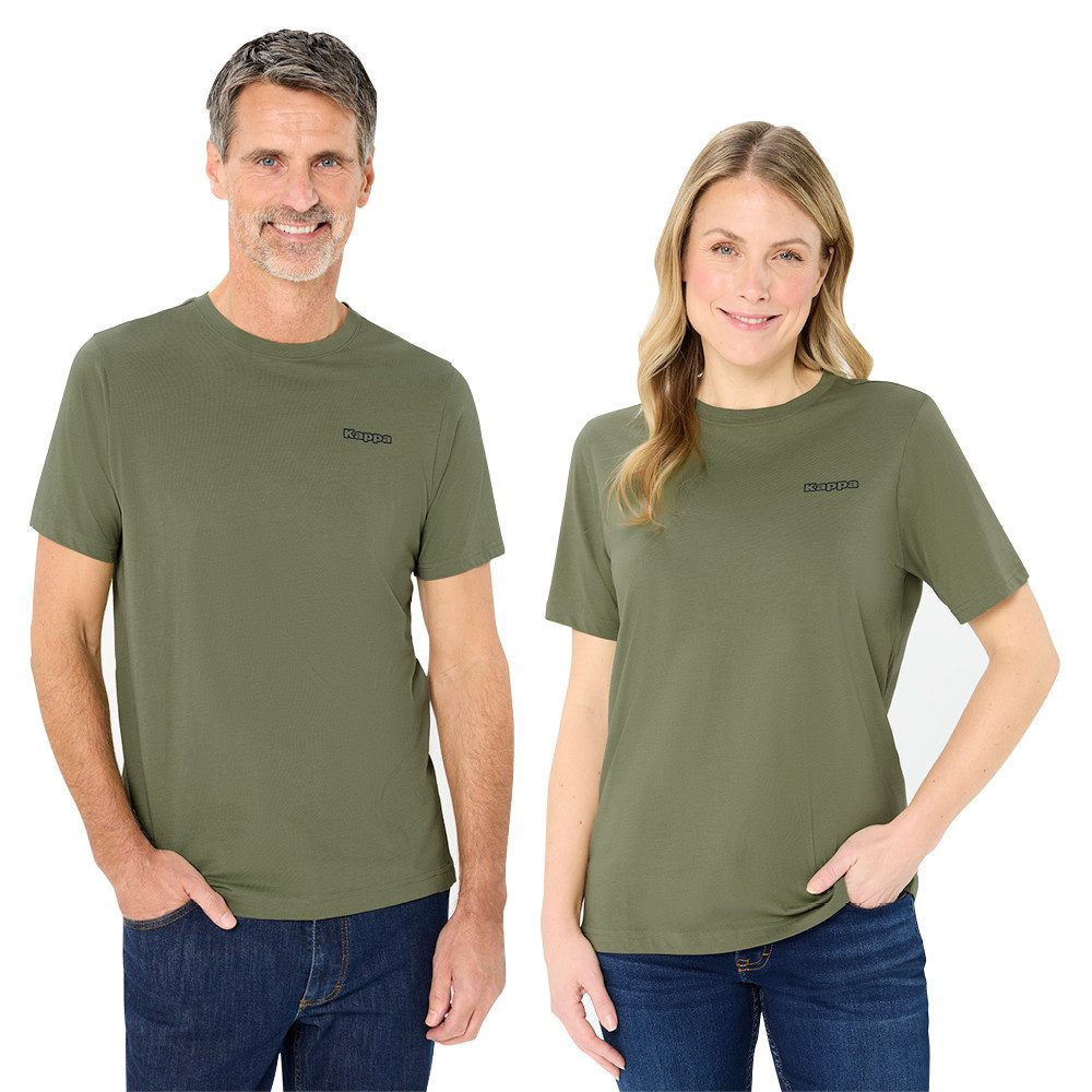 Kappa Kurzarmshirt aus 100% Baumwolle (Set, 3er-Pack) Für Damen und Herren – Bild 5 von 5