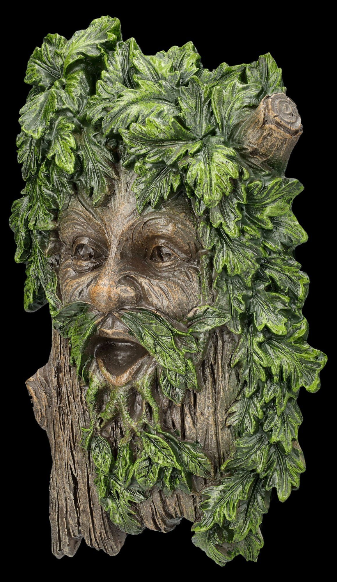 Dekoobjekt Figuren Fantasy Shop Wandrelief - GmbH Baumgeist Druide Wanddeko - Merlin Greenman