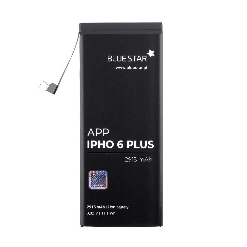 BlueStar Bluestar Akku Ersatz kompatibel mit iPhone 6 Plus 2915 mAh Austausch Batterie Handy Accu APN 616-0765 Smartphone-Akku