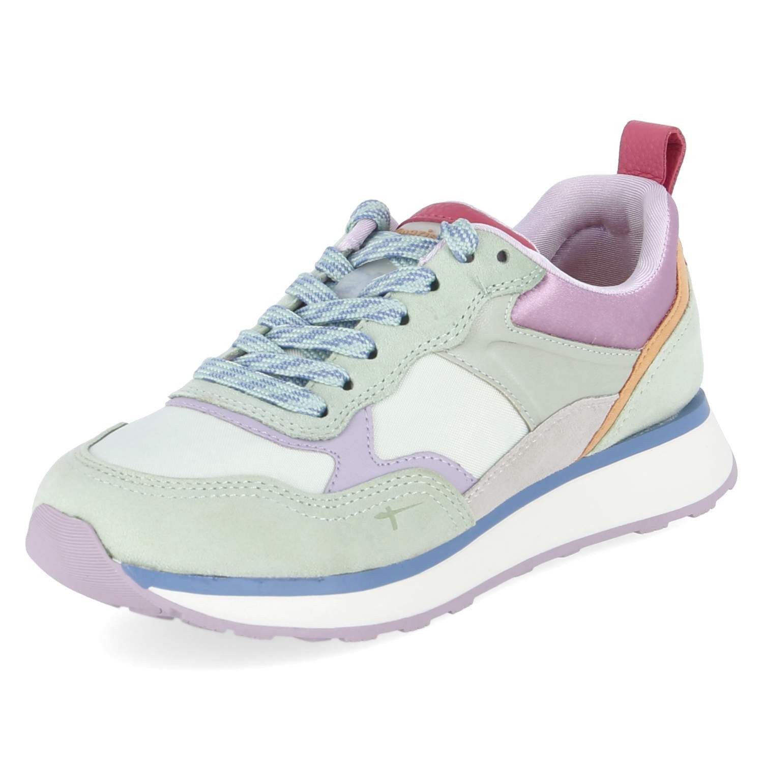 Tamaris Tamaris 1-23741-43-779 Damen Synthetik, Leder & Textil gruen Schnür günstig online kaufen