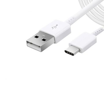 Ventarent Ladekabel passt für Samsung Galaxy S23 S22 S21 Plus Ultra Huawei Pro USB-Ladegerät (1670,00 mA, Set, 2-tlg., 1x Adapter USB-A 15 Watt + 1x Ladekabel USB-A auf USB-C, Schnellladegerät)