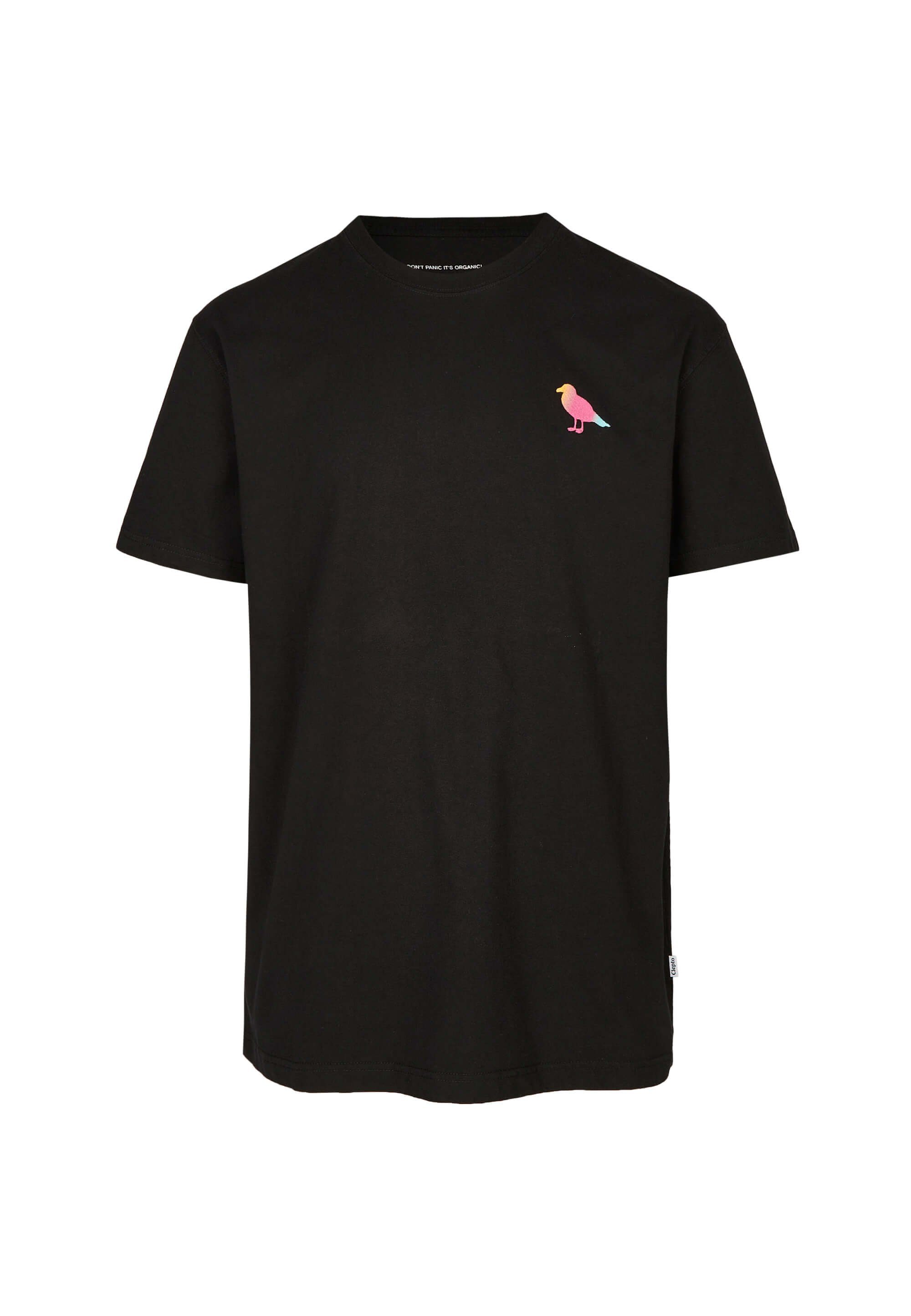 Herren Shirts Cleptomanicx T-Shirt Fading Gull in lockerem Schnitt