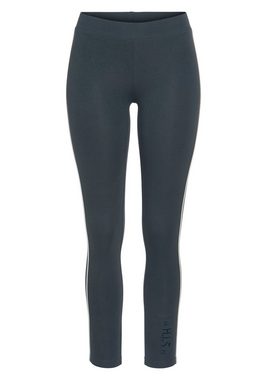 H.I.S Leggings mit weißer Kontrastpaspel