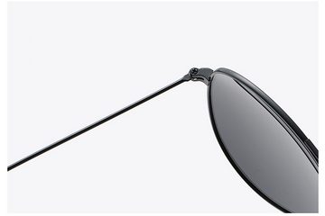 AquaBreeze Sonnenbrille Sonnenbrille-Herren-Damen (mit UV400 Schutz Vintage Schwarz Fahrerbrille) Polarisiert Premium Metallrahmen Sonnenbrillen Unisex