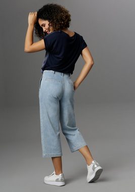 Aniston SELECTED Blusenshirt mit glänzendem Folienprint