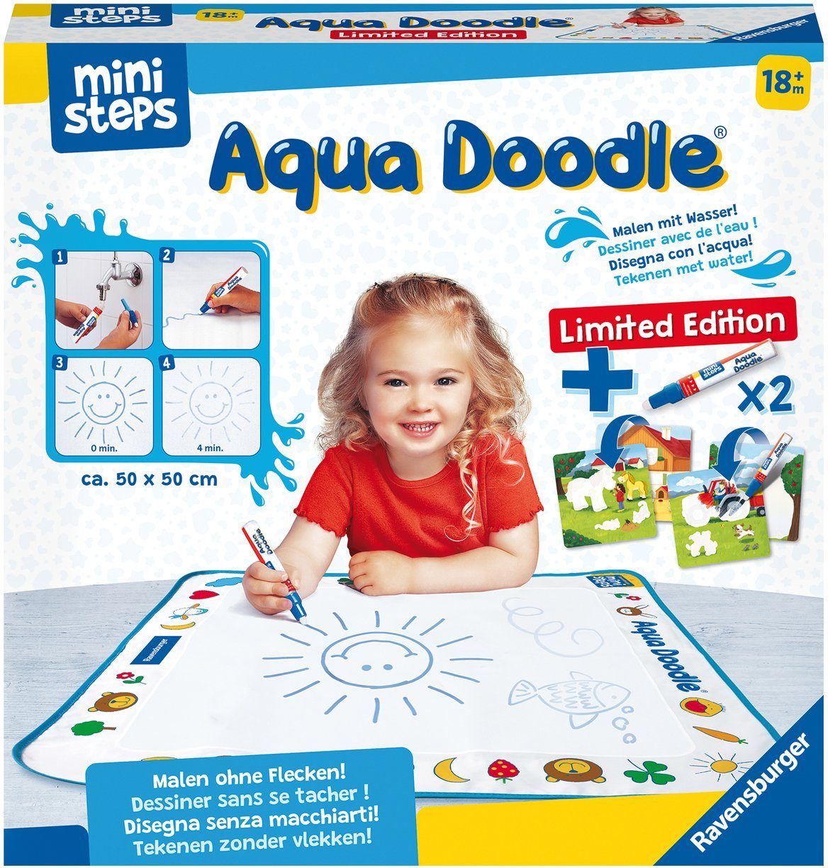 Image of Ravensburger Kreativset »ministeps® Aqua Doodle® Limited Edition«, inkl. 2 Stiften; Made in Europe