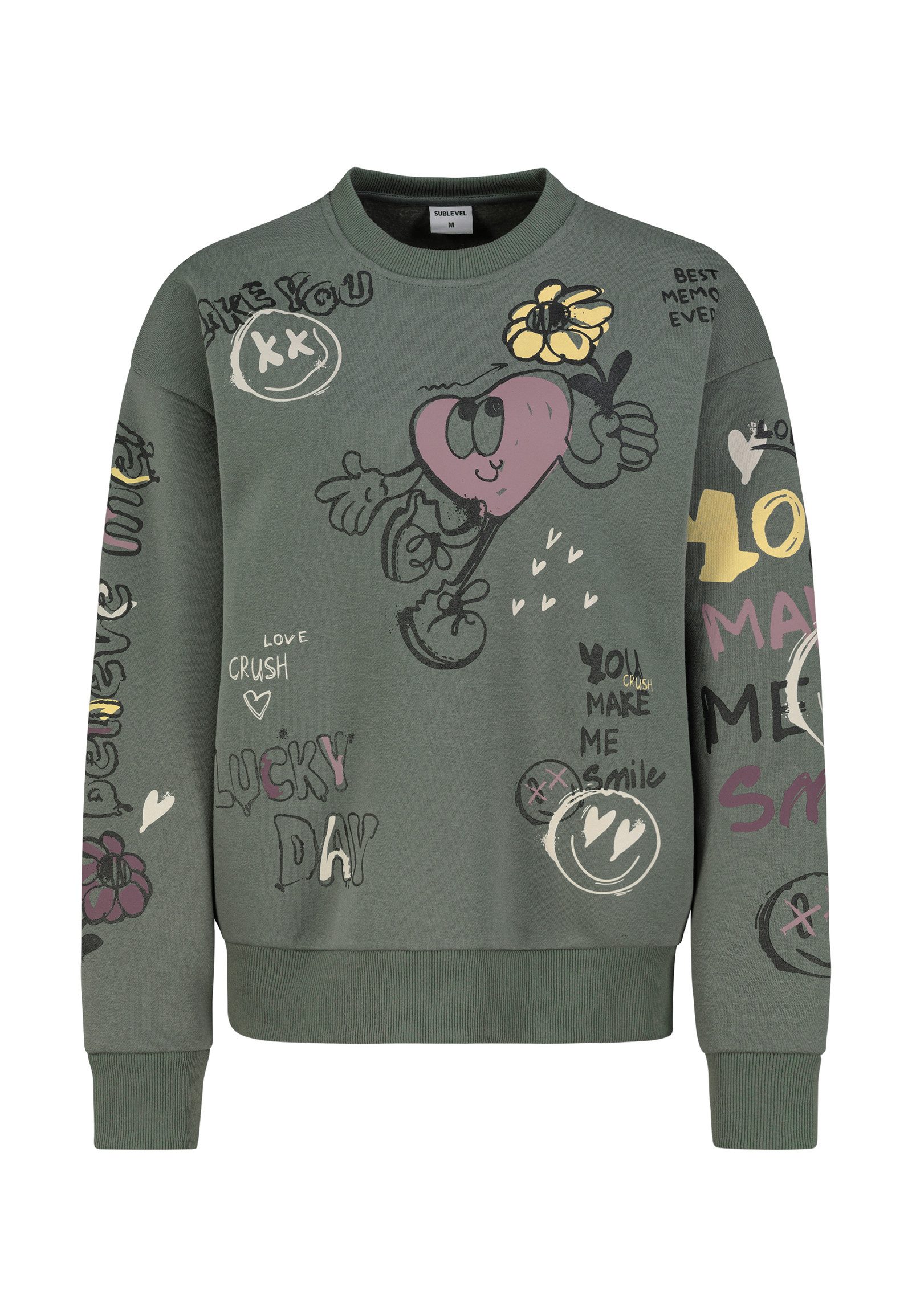 SUBLEVEL Sweatshirt Damen Pullover langarm im günstig online kaufen