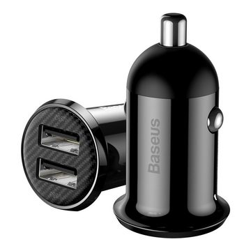 Baseus Grain Pro Autoladegerät 2x USB 4,8 A schwarz Auto-Adapter