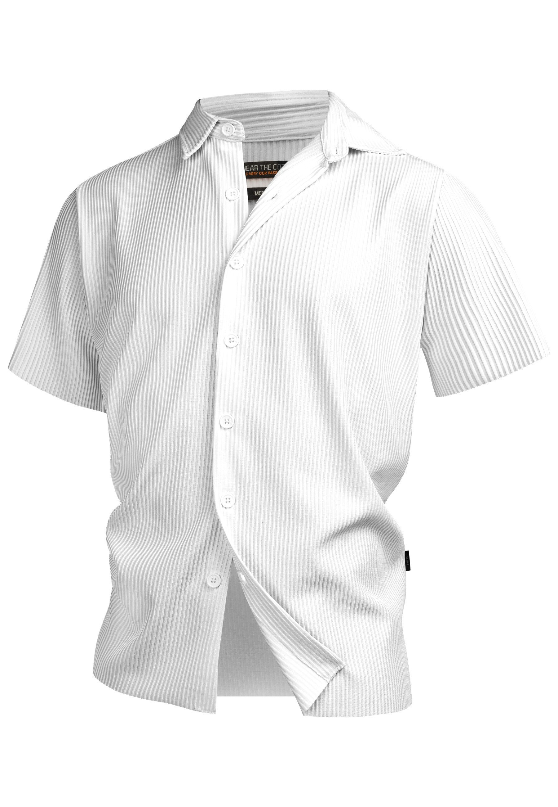 Indicode Kurzarmhemd Herren INLamgo Herrenhemd Kurzarm Kurzarm-Hemd mit fei günstig online kaufen