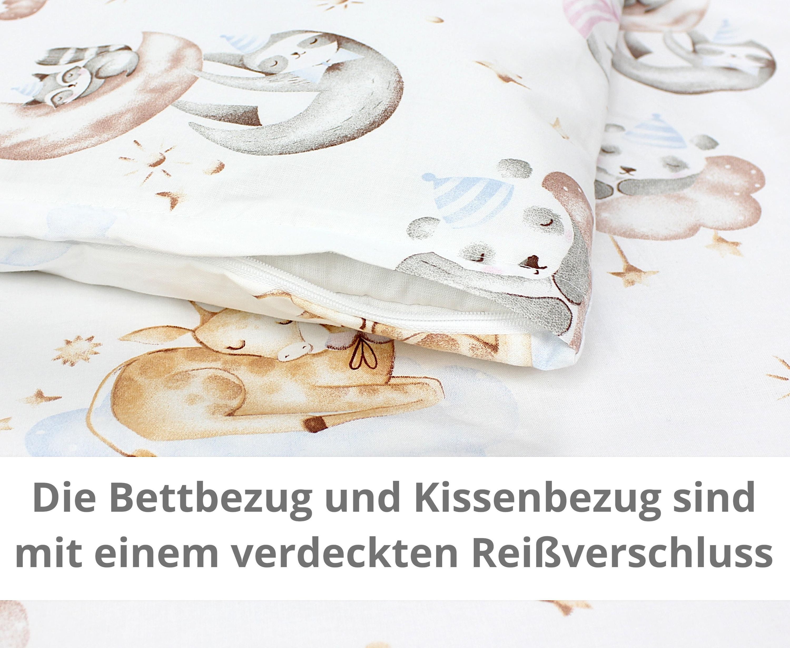 TupTam Babybettwäsche Baby Wiegenset 4-teilig Bettwäsche-Set: günstig online kaufen
