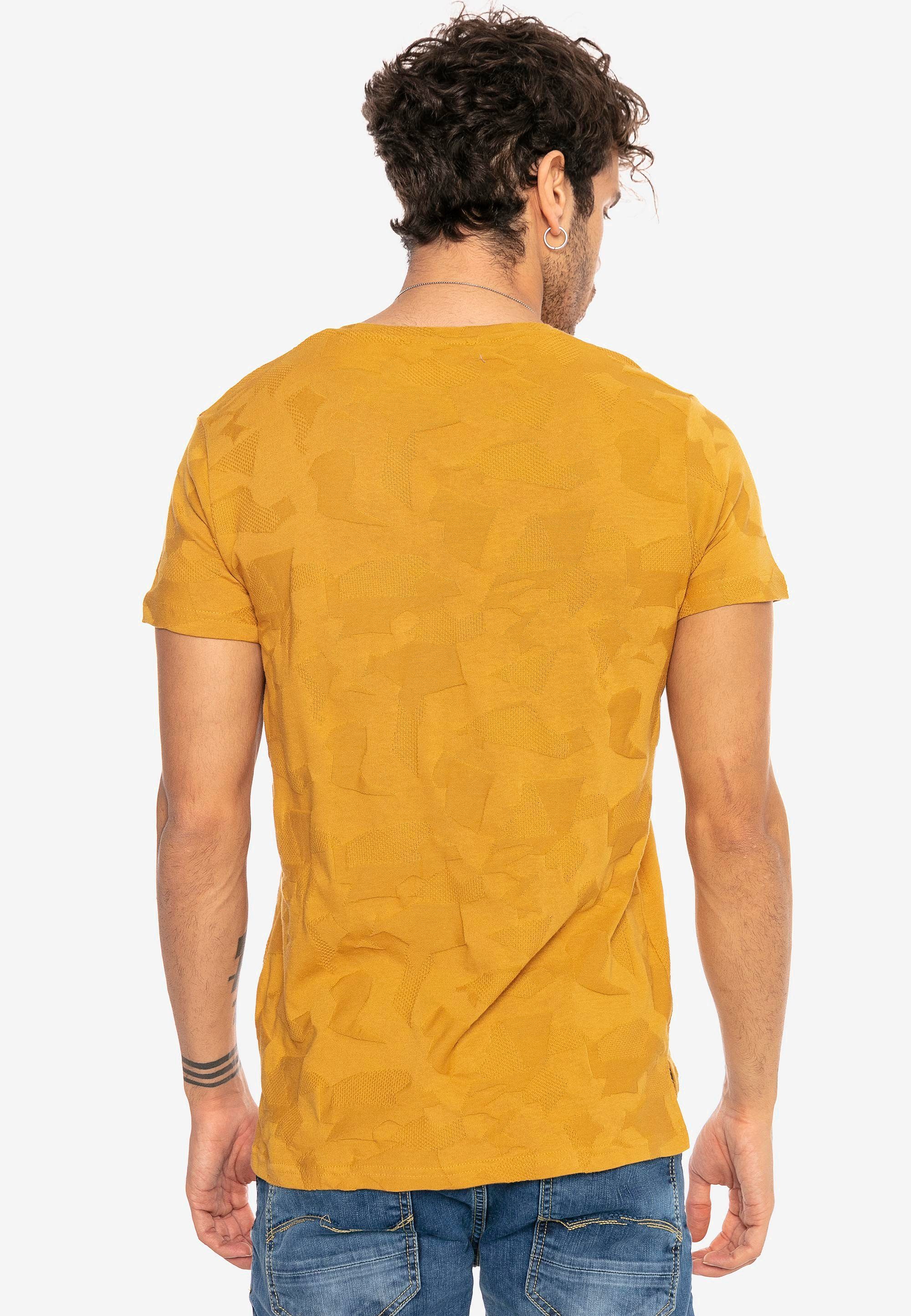 Rapids senf "Pressed-Pieces"-Design innovativem RedBridge T-Shirt mit Cedar