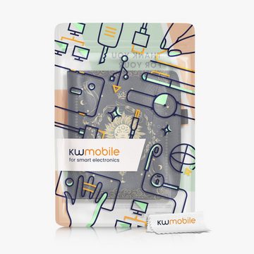 kwmobile E-Reader-Hülle Schutzhülle für Pocketbook Era / Era Color, Vorderfach Handschlaufe - Tarot Karten Design