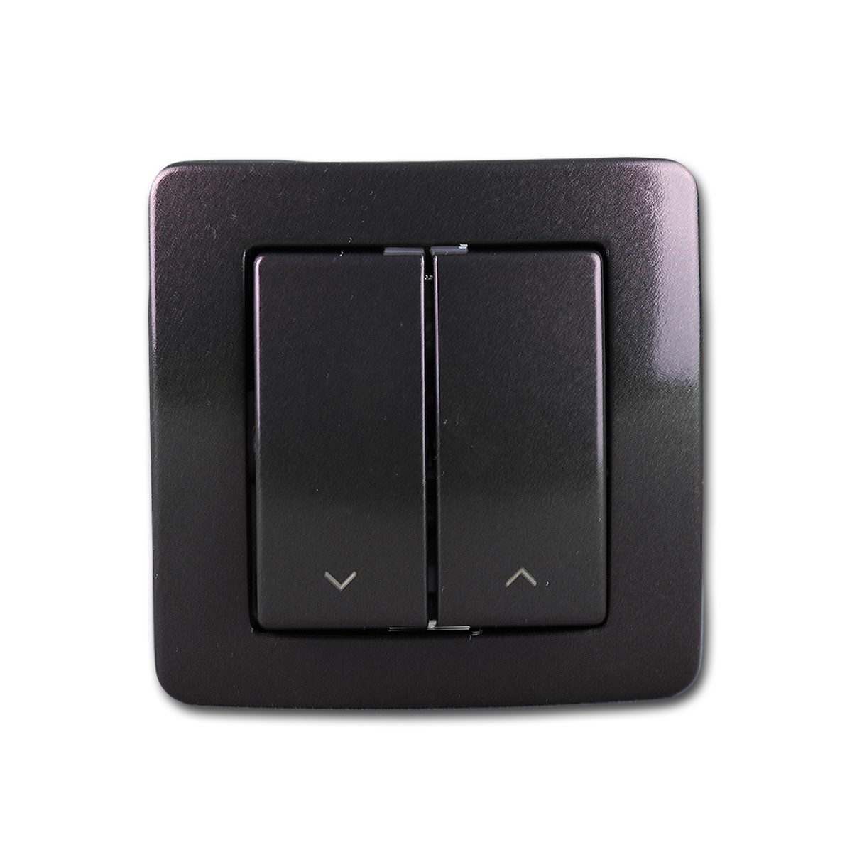 TEM EKONOMIK Jalousien-Taster anthrazit, 250V~/10A, UP Wandtaster