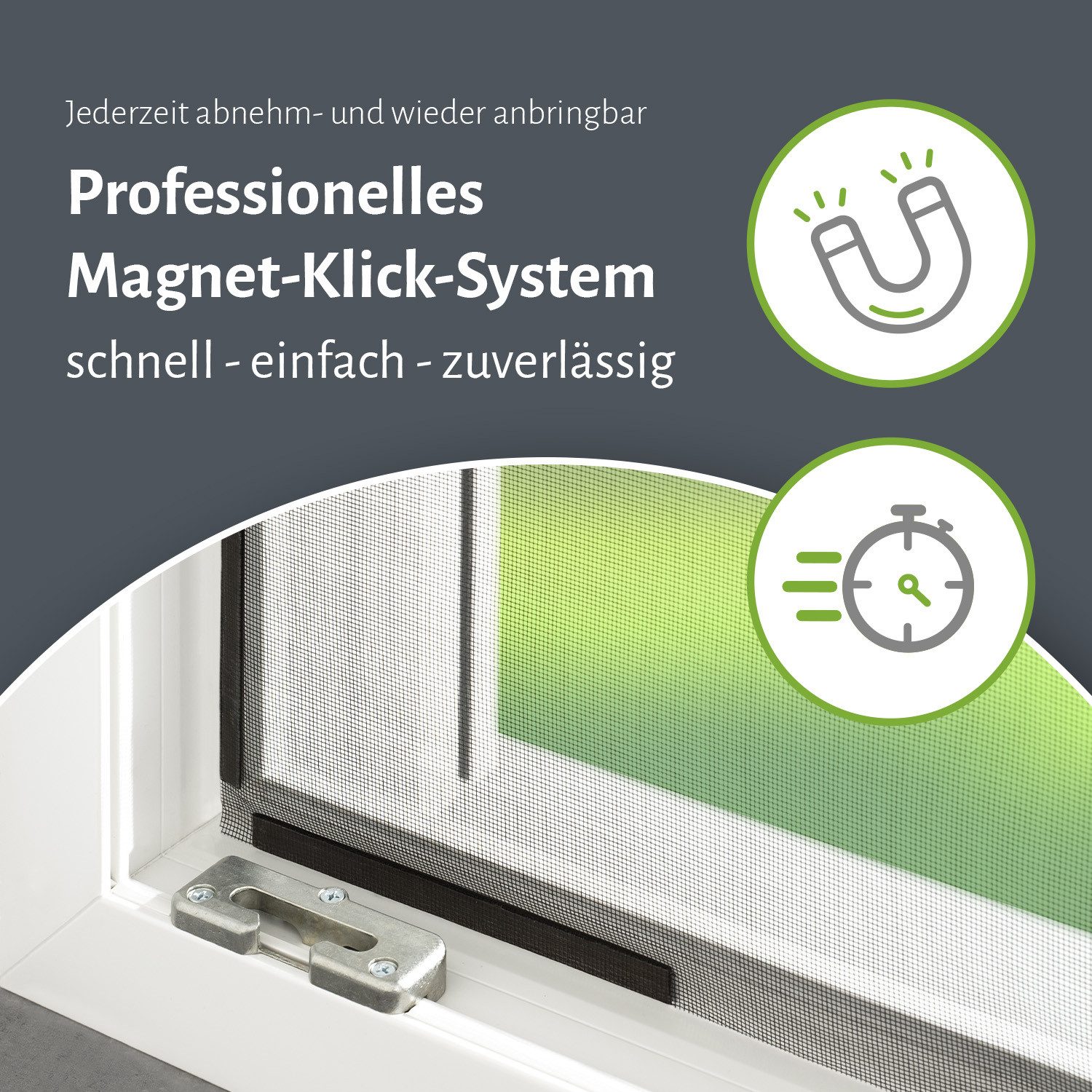 empasa Insektenschutz-Fensterrahmen DELUXE, Fliegengitter Magnetfenster "DE günstig online kaufen