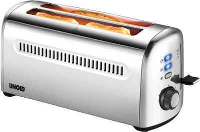Unold Toaster 4er Retro 38366, 2 lange Schlitze, 1500 W
