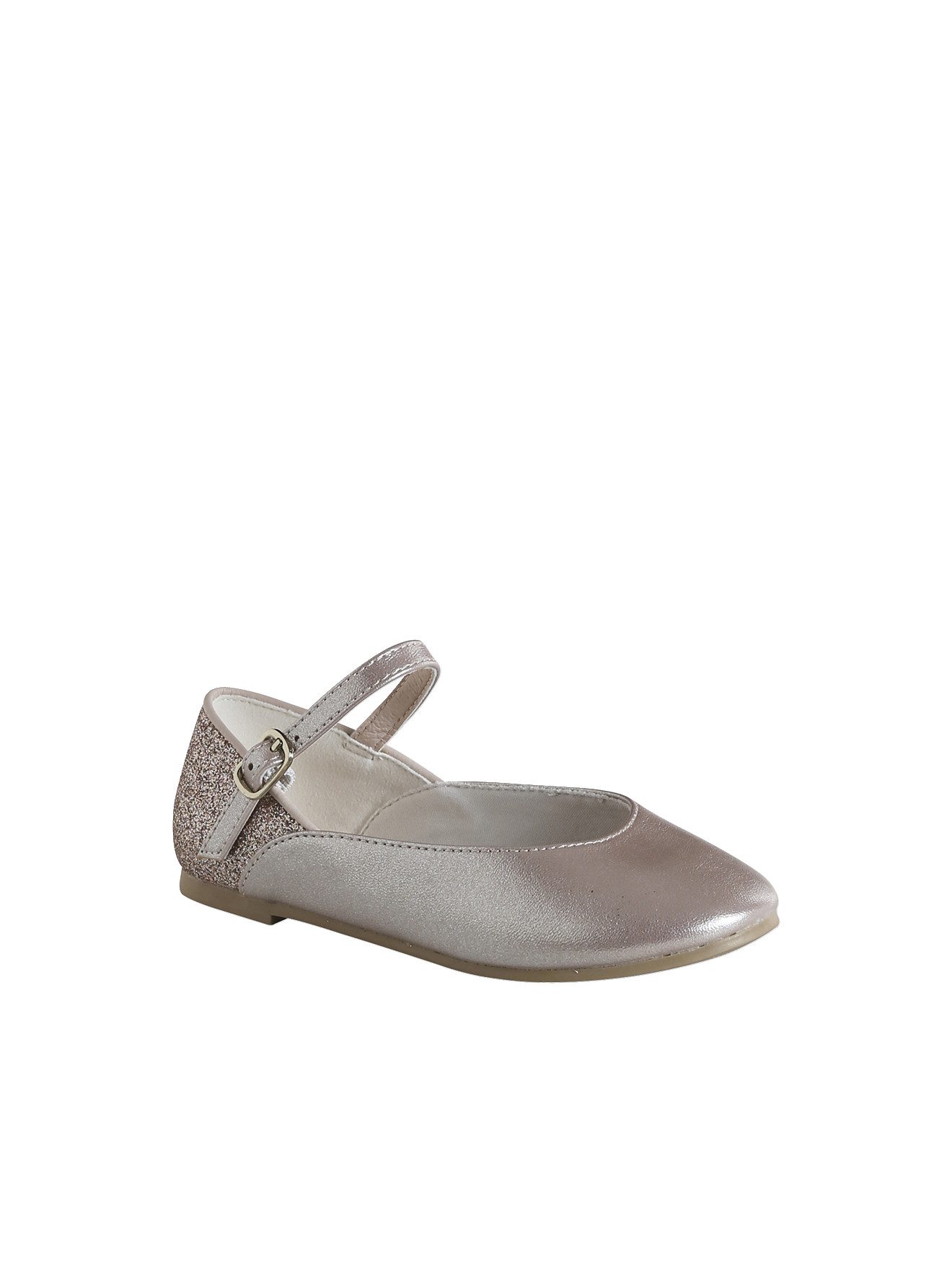 vertbaudet Mädchen Ballerinas mit Glitzer und Anziehtrick Ballerina Anziehtrick