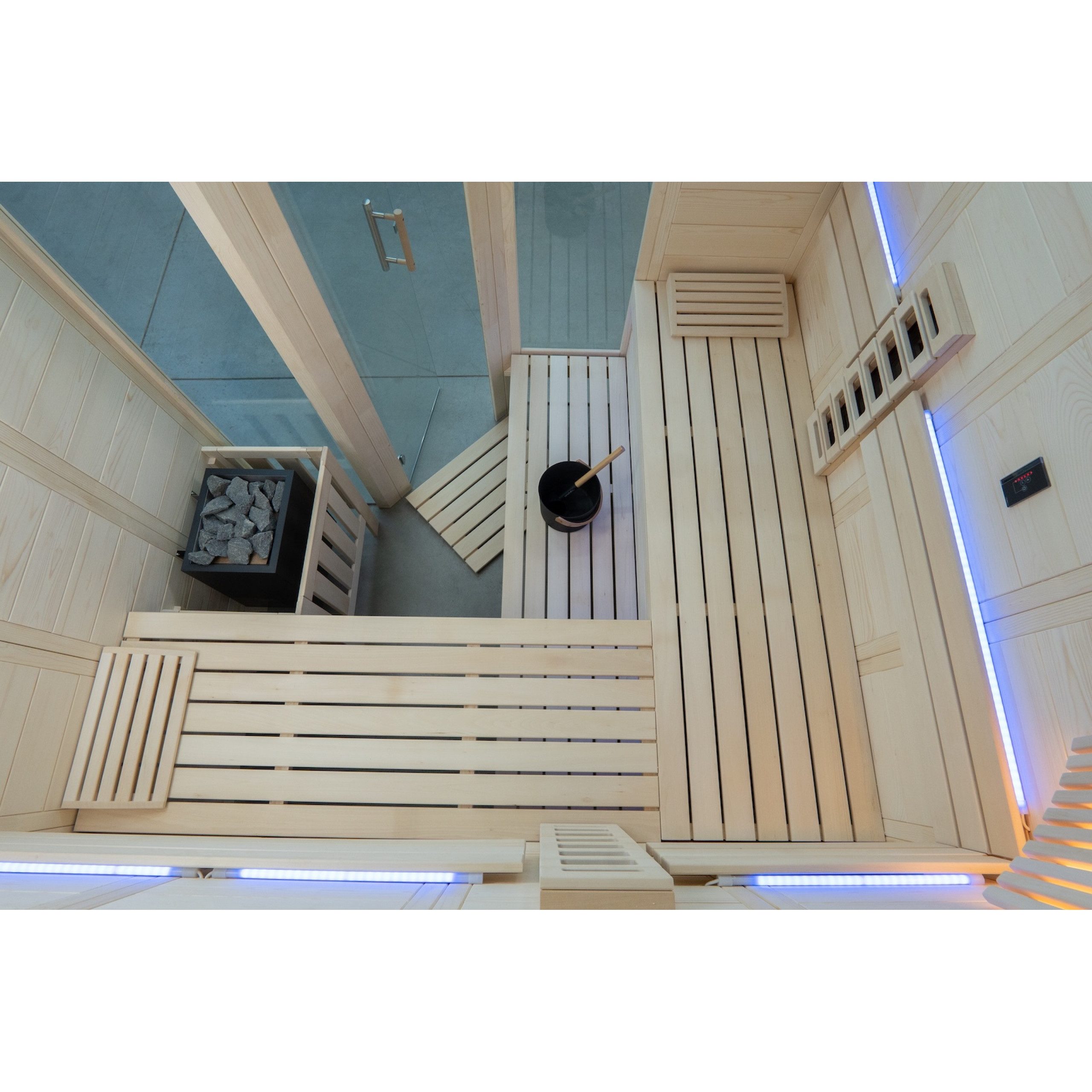 HARVIA Infrarotkabine Harvia Arktis Infra+ Massivsauna Saunakabine Inkl. 2