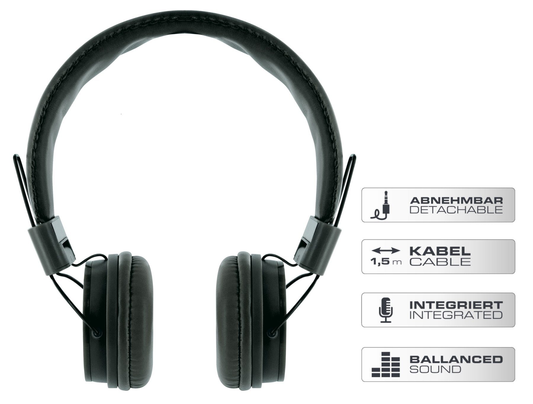 Schwaiger KH510S 513 On-Ear-Kopfhörer Kopfhörerbügel) (einstellbare
