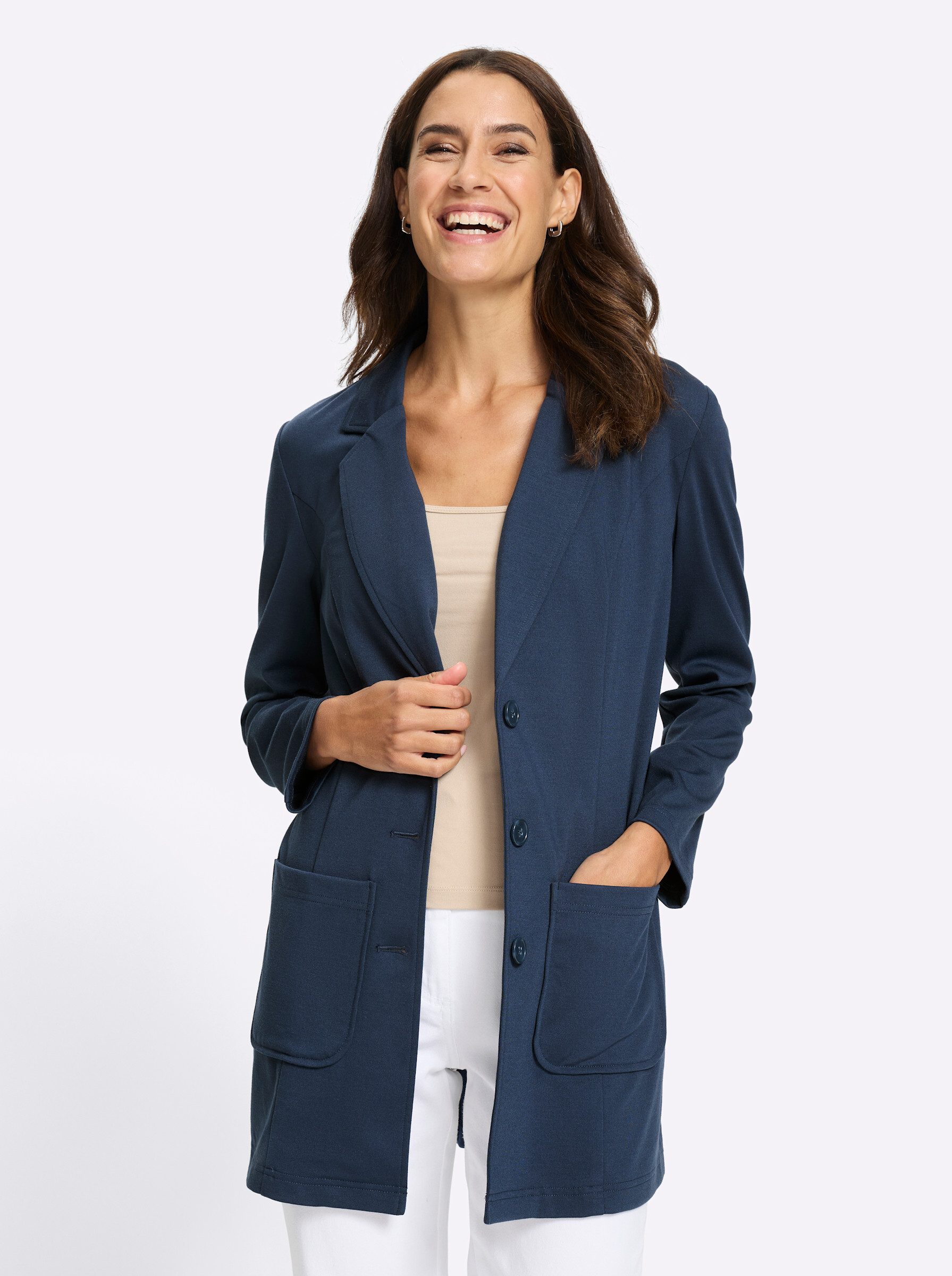 Witt Jerseyblazer Jersey-Blazer Langarm günstig online kaufen