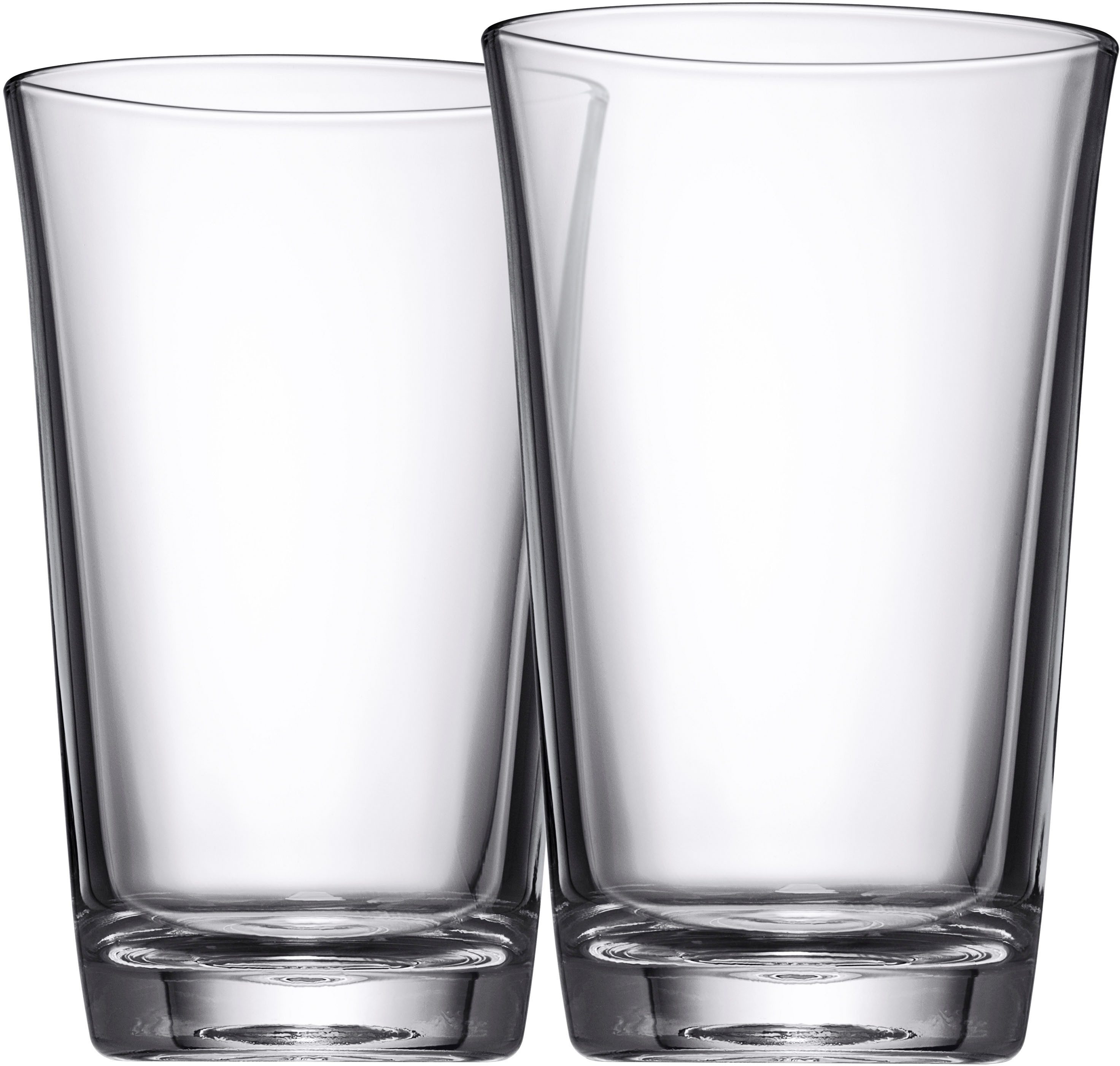WMF Wasserkaraffe Basic, (Set, 3-tlg., Wasserkaraffe + 2-teiliges Trinkgläser-Set), CloseUp-Verschluss, integriertes Sieb, einfaches Befüllen