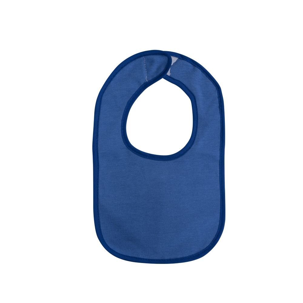 blau Lätzchen Set, Klettverschluss (1-St), wasserdicht, einlagig, Babylätzchen Care Baby 3er Baumwolle