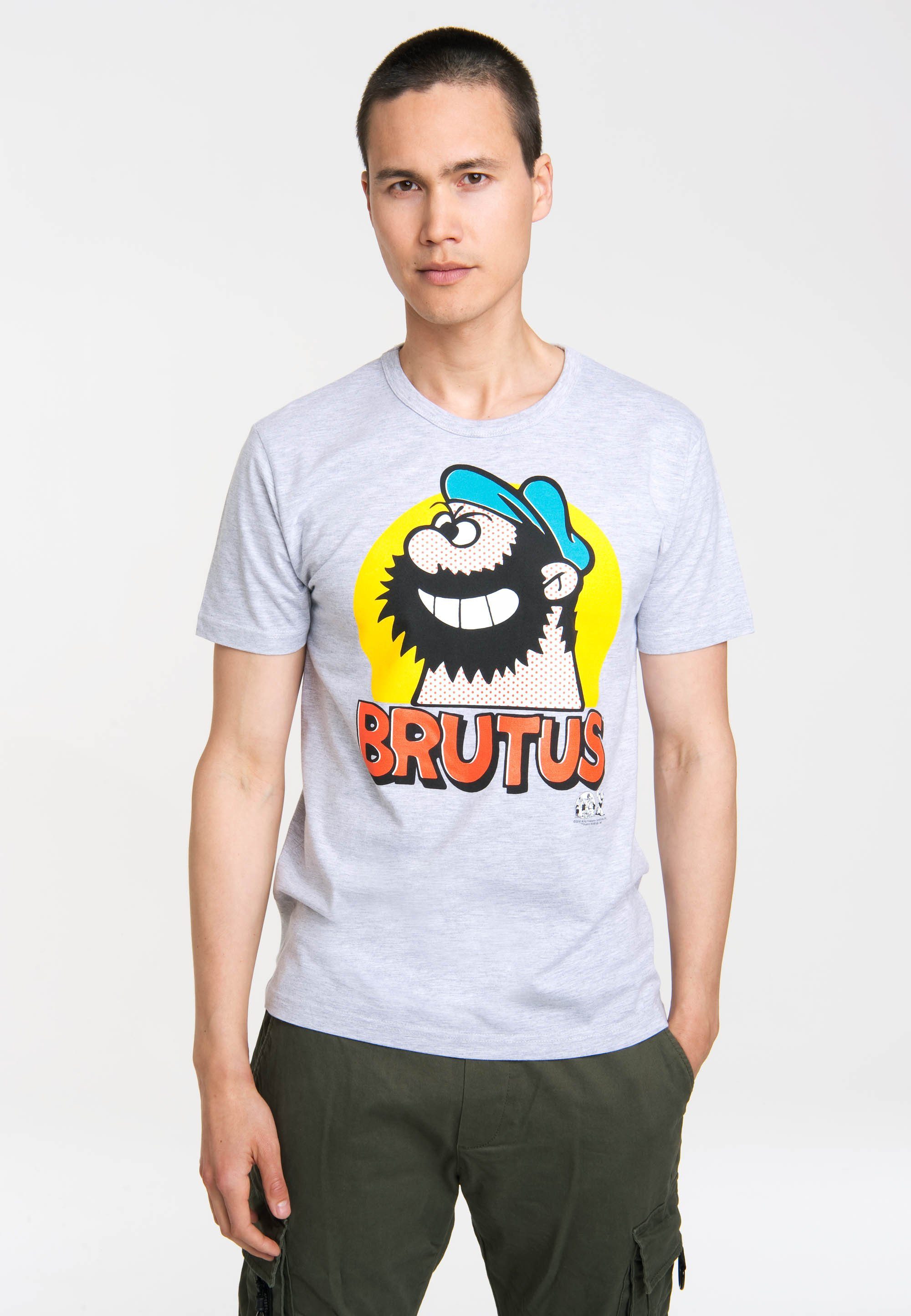 LOGOSHIRT T-Shirt Brutus mit hochwertigem Siebdruck