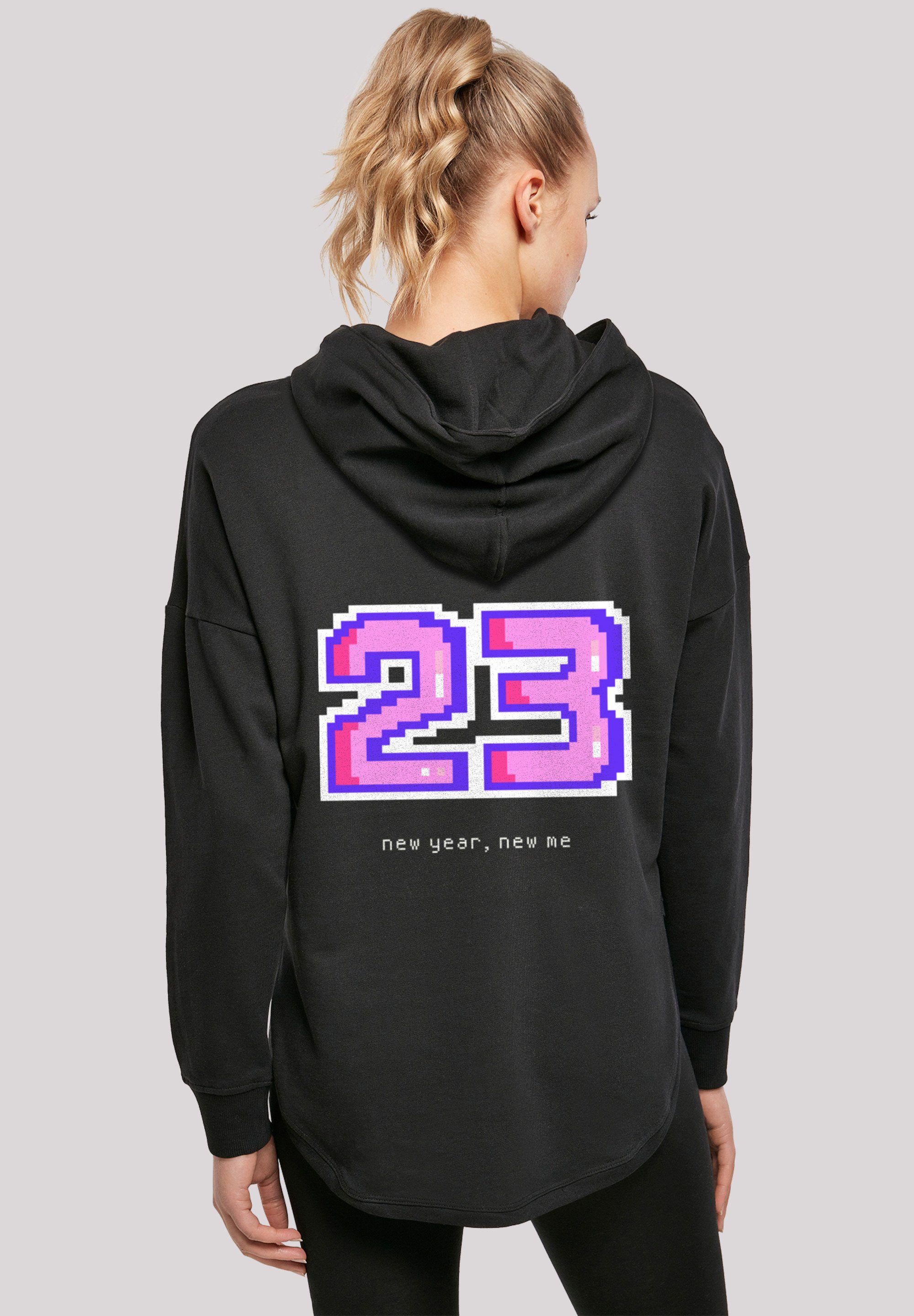 (240 Only Print, Happy Baumwollmaterial Weiches Party F4NT4STIC SIlvester gsm) Kapuzenpullover People