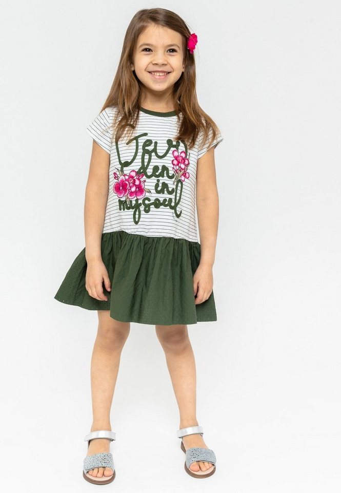 Gulliver Jerseykleid mit Streifenmuster, Für stilvolle Kinder, passt zu  jedem Casual Outfit