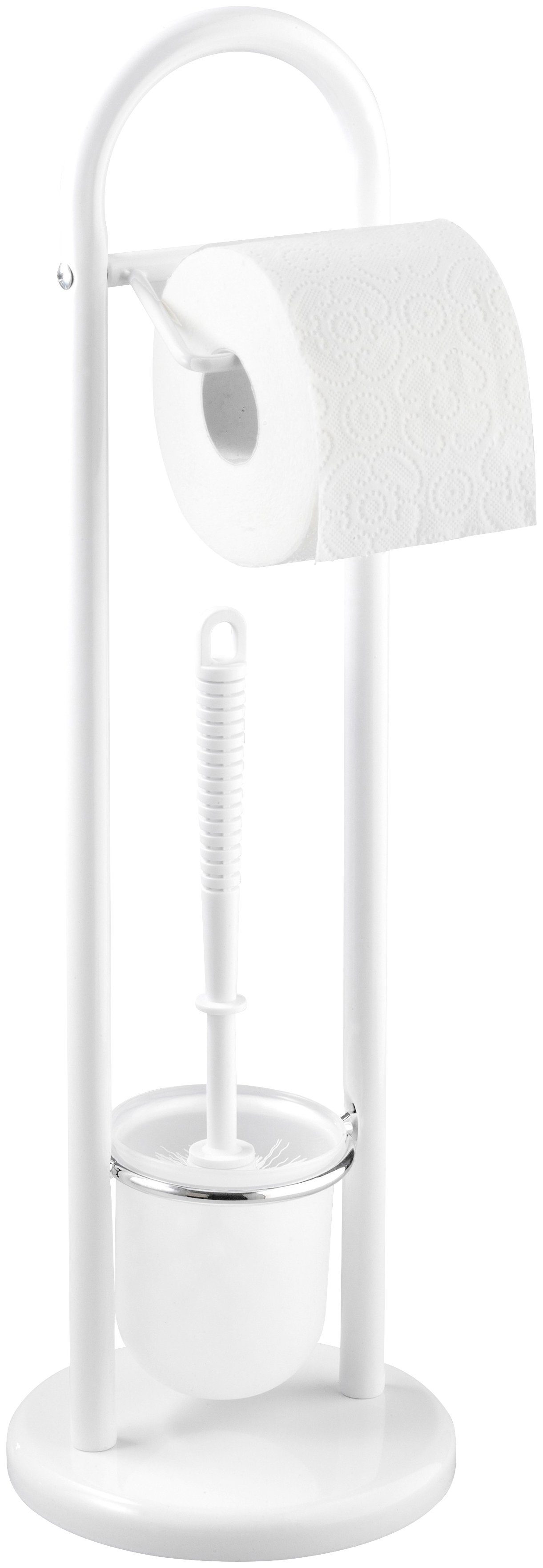 WENKO WC-Garnitur Siena, Stand WC-Garnitur, Toilettenpapierhalter, Rollenha günstig online kaufen