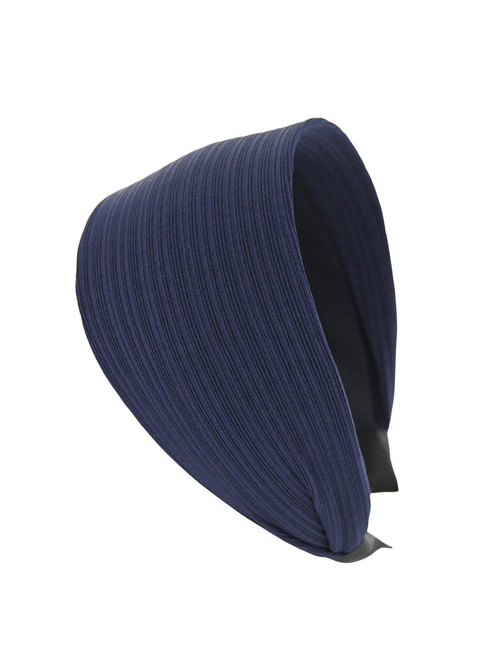 axy Haarreif Breiter Haarreif aus Plissiertem Stoff Wunderschönes Design, Damen Breiter Haarreif Haarband Haarreifen