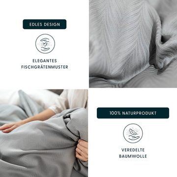 Bettwäsche MADE, JONA SLEEP, 100% merzerisierte Baumwolle, angenehm auf der Haut, strapazierfähig