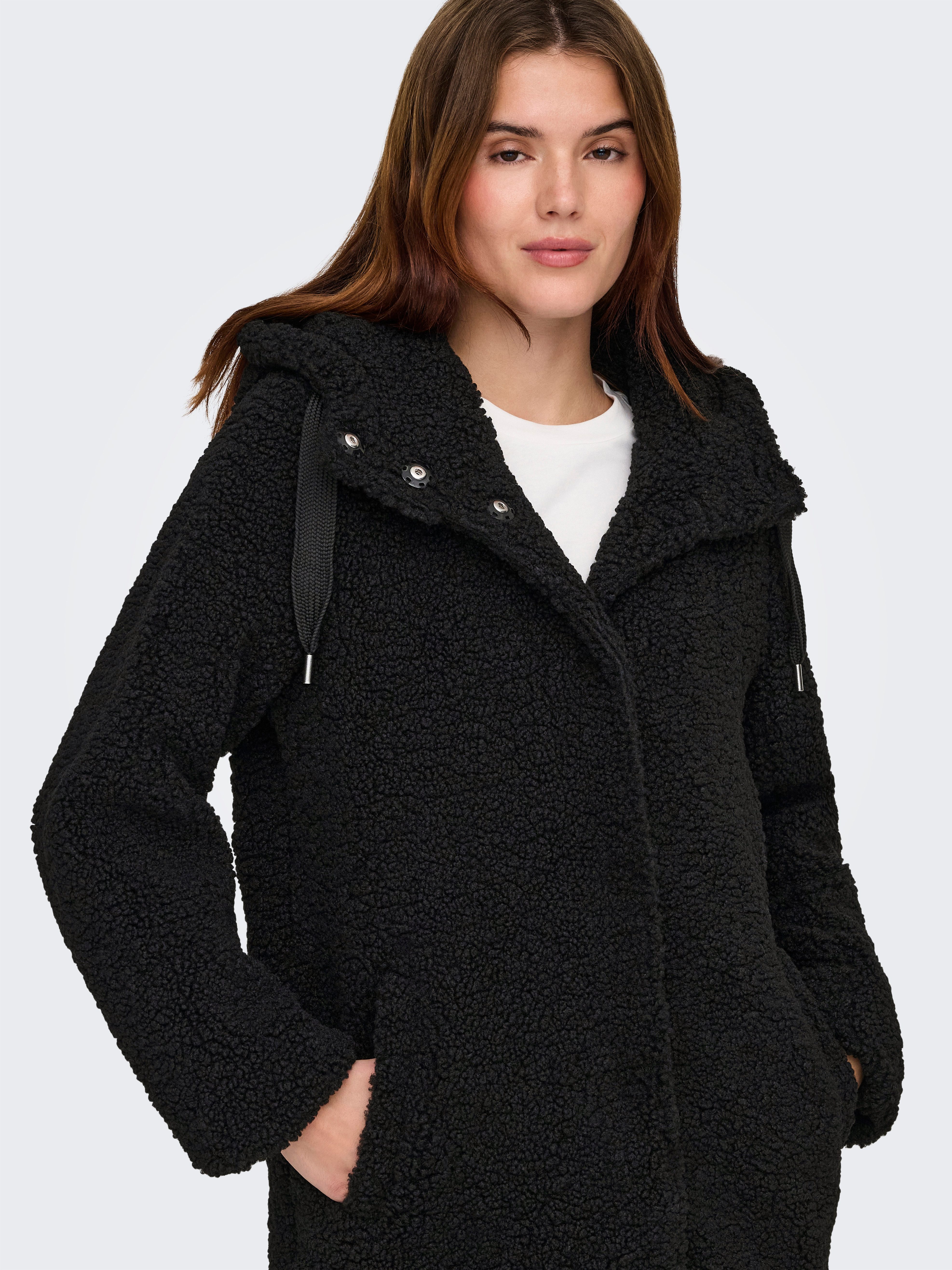 ONLY Kurzmantel ONLMINA CURLY TEDDY COAT OTW günstig online kaufen