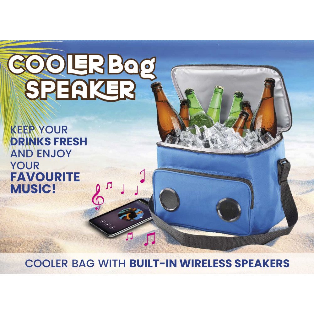 Cellularline Bluetooth Speaker Cooler Bag Blue Bluetooth-Lautsprecher
