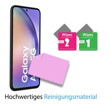 CoolGadget Schutzfolie Panzerfolie für Samsung Galaxy A54 5G, (Spar-Set 4in1, 2x Displayschutz, 2x Kameraschutz), Panzerglas Schutzfolie für Samsung Galaxy A54 5G Folie