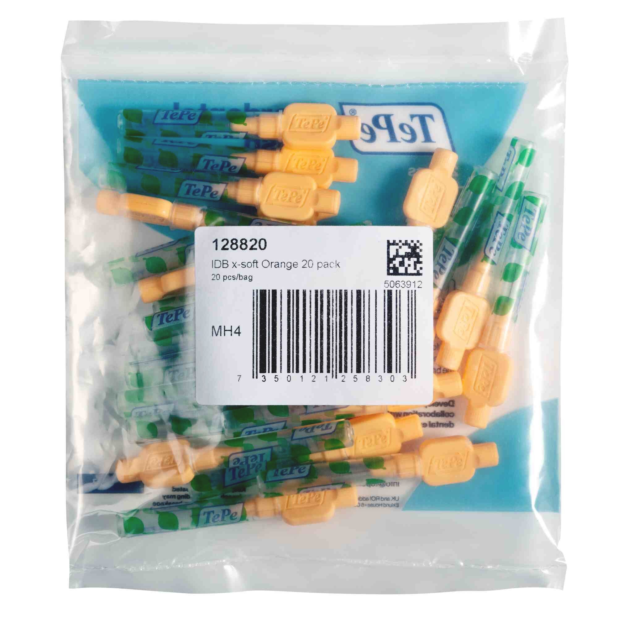 TePe Interdentalbürsten 20 Stück extra Soft Zahnreinigungsstäbchen aus Schweden