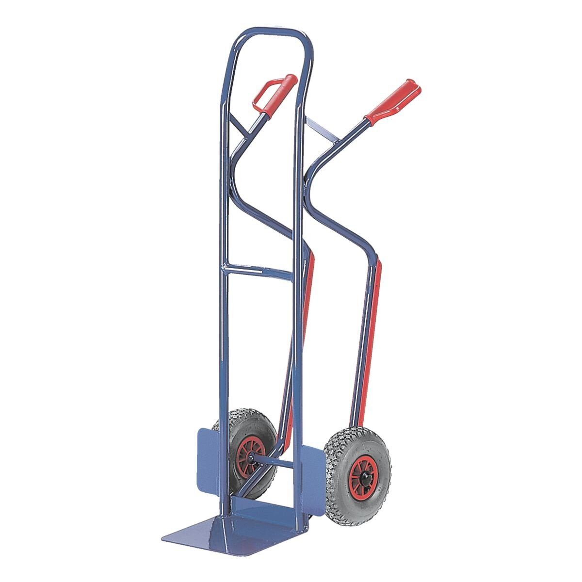 ROLLCART Sackkarre, Transportkarre, Traglast 200 kg, Vollgummibereifung, Treppenkufen