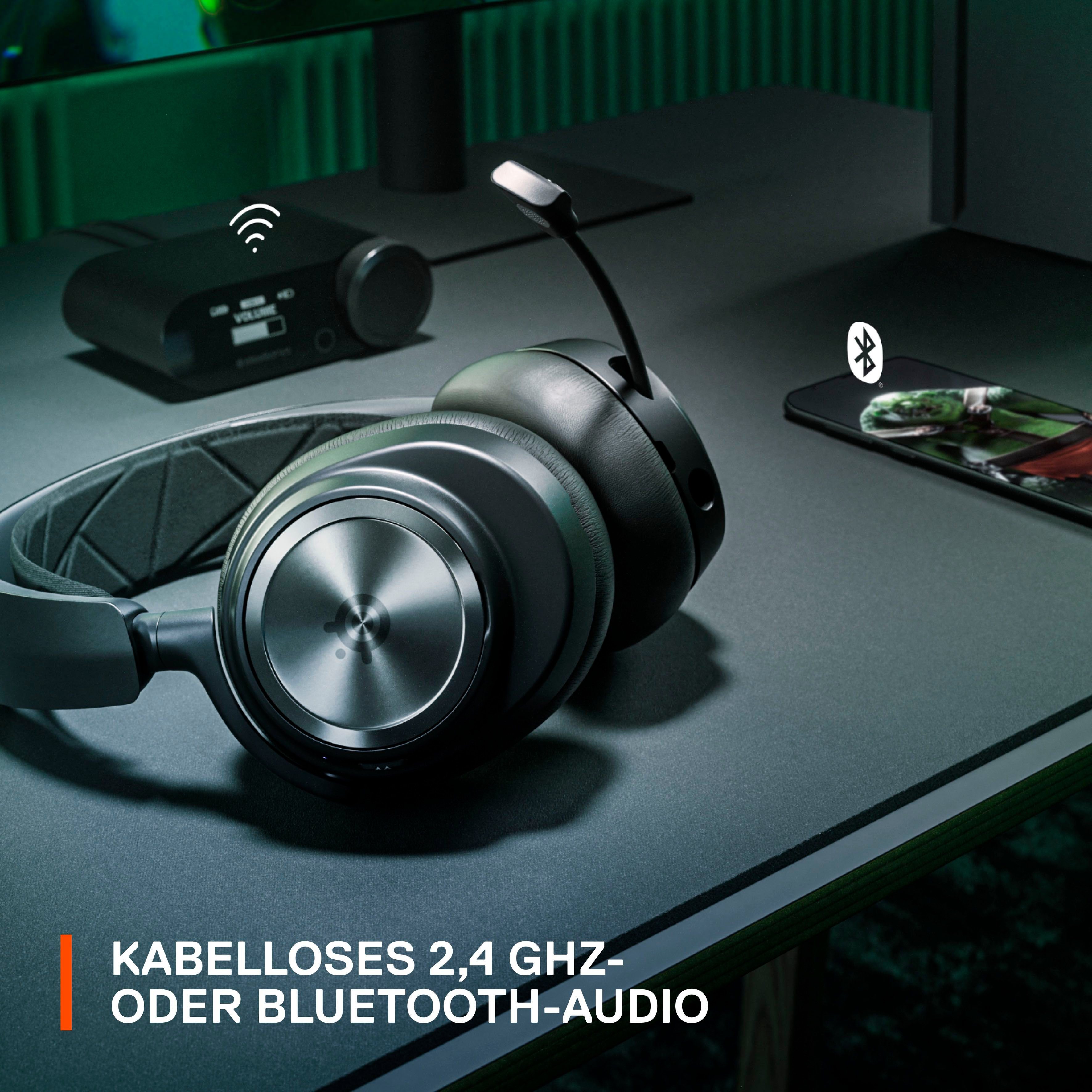 abnehmbar, Wireless Arctis X Noise-Cancelling, Bluetooth, Wireless) (Mikrofon Gaming-Headset Nova SteelSeries Pro
