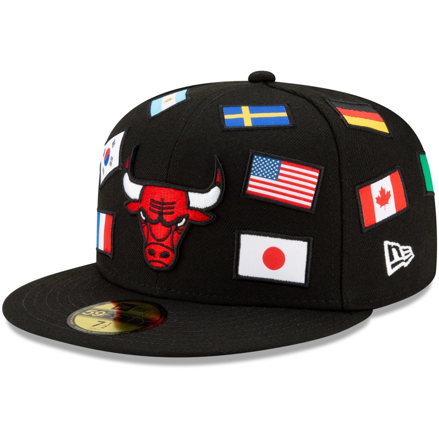 New Era Fitted Cap Bulls FLAGGED 59Fifty Chicago