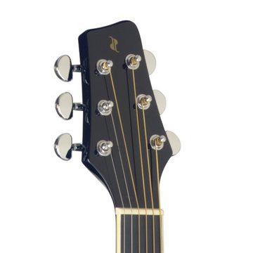 Stagg Konzertgitarre SA35 DSCE-BK LH Cutaway, akustisch-elektrische Slope Shoulder Dread...