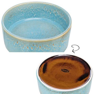 TRIXIE Futternapf Keramiknapf Effekt - ofengebrannt - wunderschön, Keramik, jeder Napf ist ein Unikat