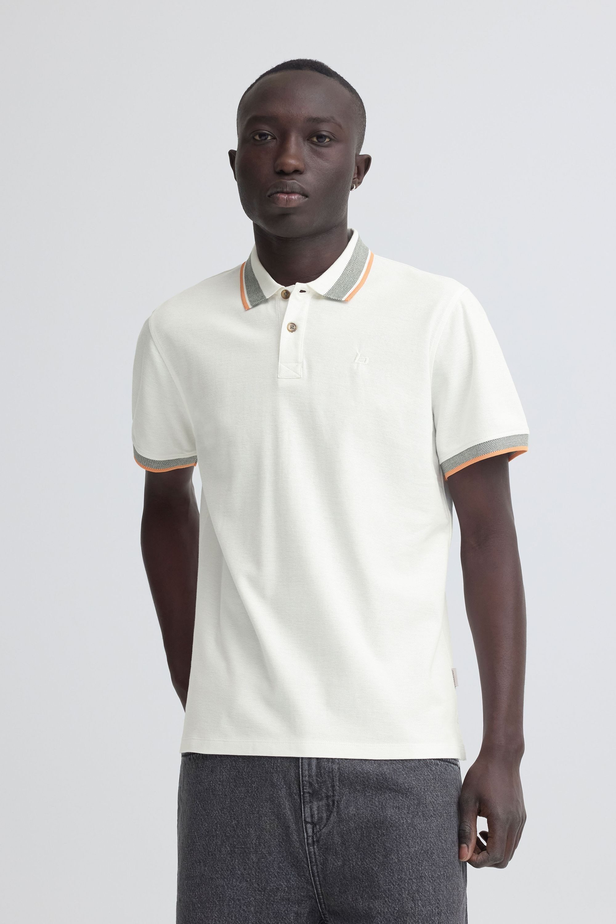 Blend Poloshirt BHFons Polo Klassisches Polo-T-Shirt mit kontrastfarbenen Details