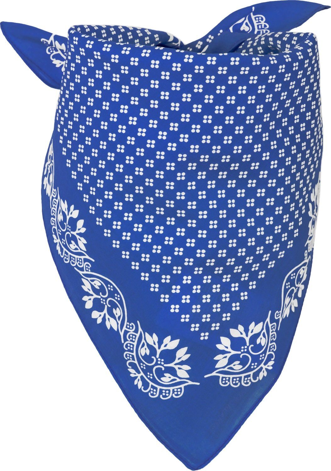 styleBREAKER Bandana Baumwolle Dreieckstuch mit Blümchen günstig online kaufen