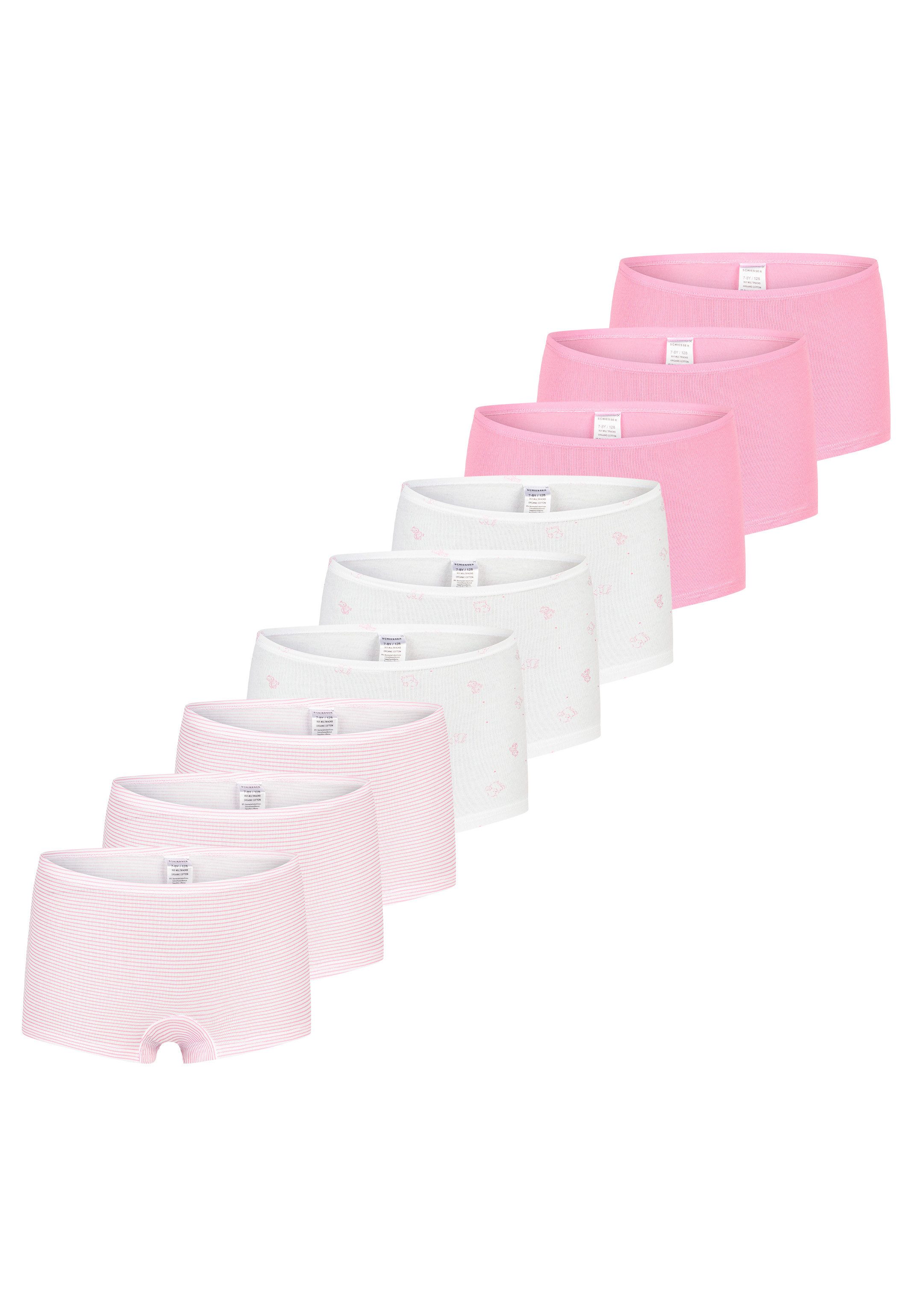 Panty 9er Pack Kids Girls 95/5 Organic Cotton