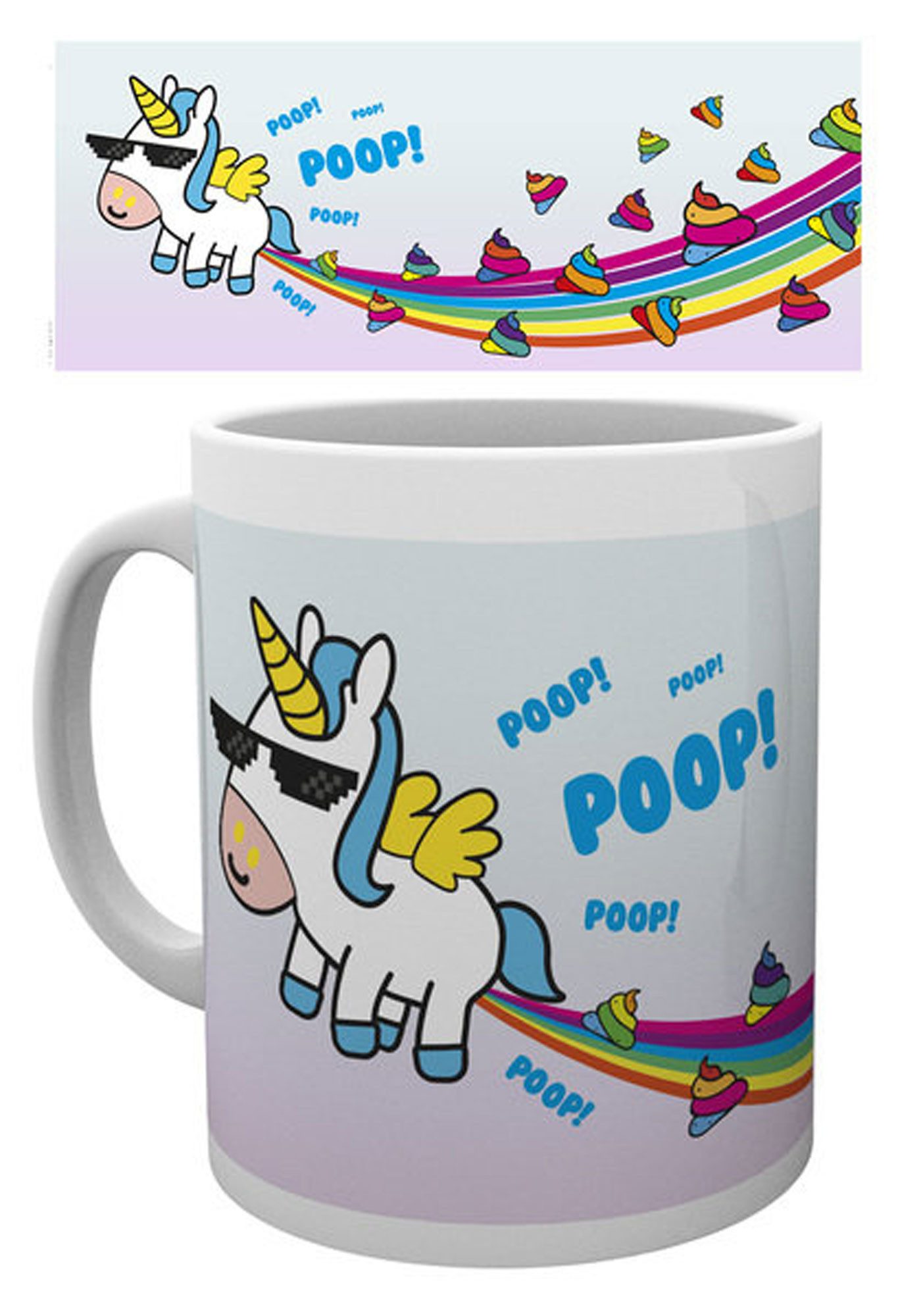 Tasse Unicorn - Lizenz Tassen - Poop