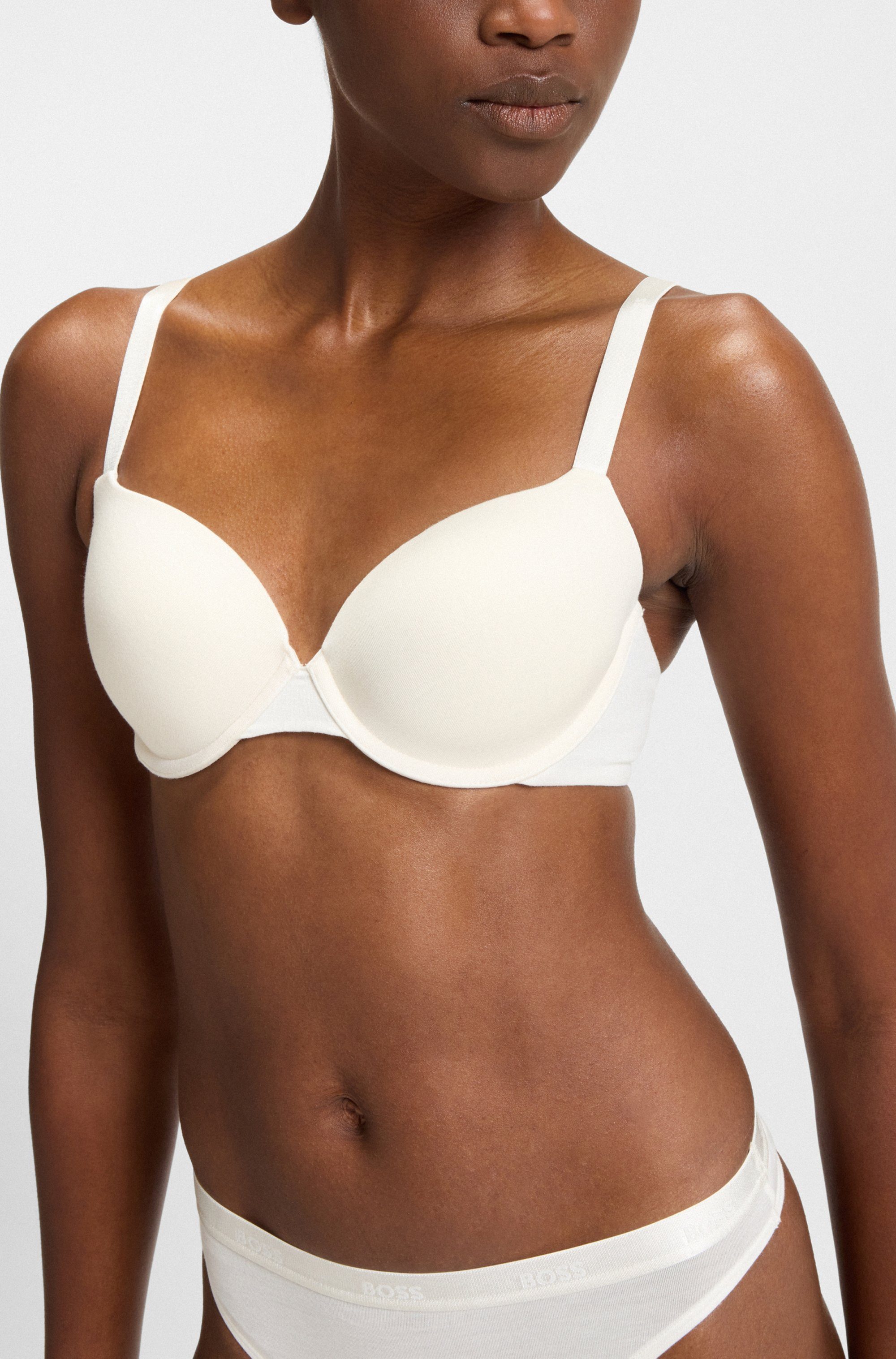 BOSS Bügel-BH UNDERWIRE BRA CI mit BOSS Schriftzug auf den Trägern – Bild 3 von 5