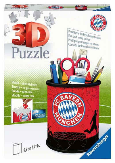Ravensburger 3D-Puzzle Ravensburger Puzzle Utensilo FC Bayern München, Puzzleteile